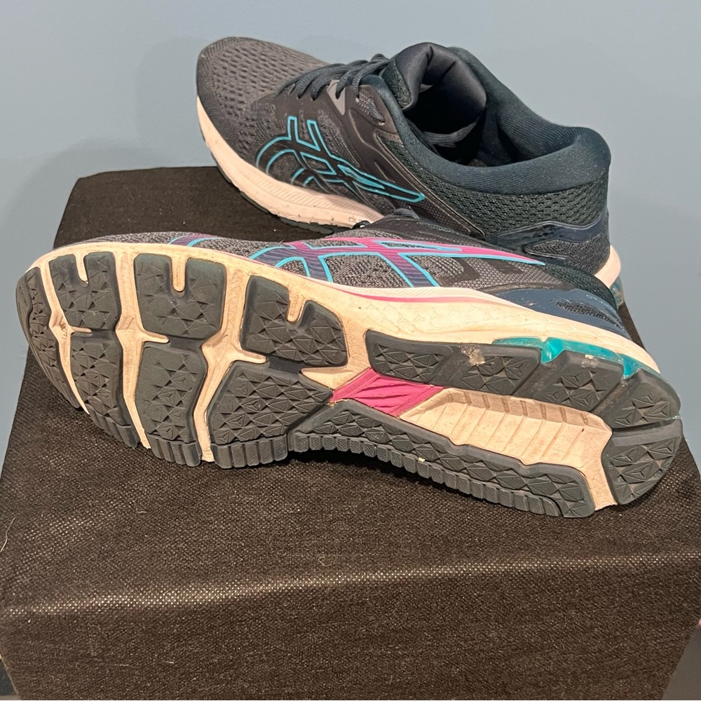 Women’s Asics GT 1000 Athletic Running Shoes Sneakers Women's Size 9 Purple Blue - Picture 8 of 8